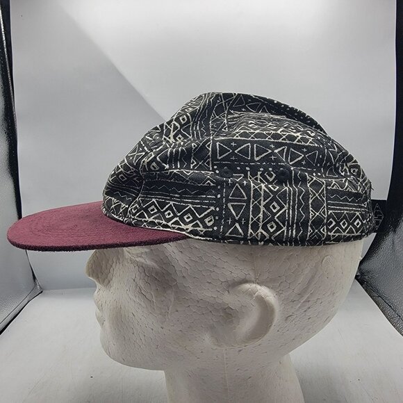 Empyre Surplus Adults Black Geometric Print Hat Cap Casual Outdoors Comfort - Picture 2 of 10
